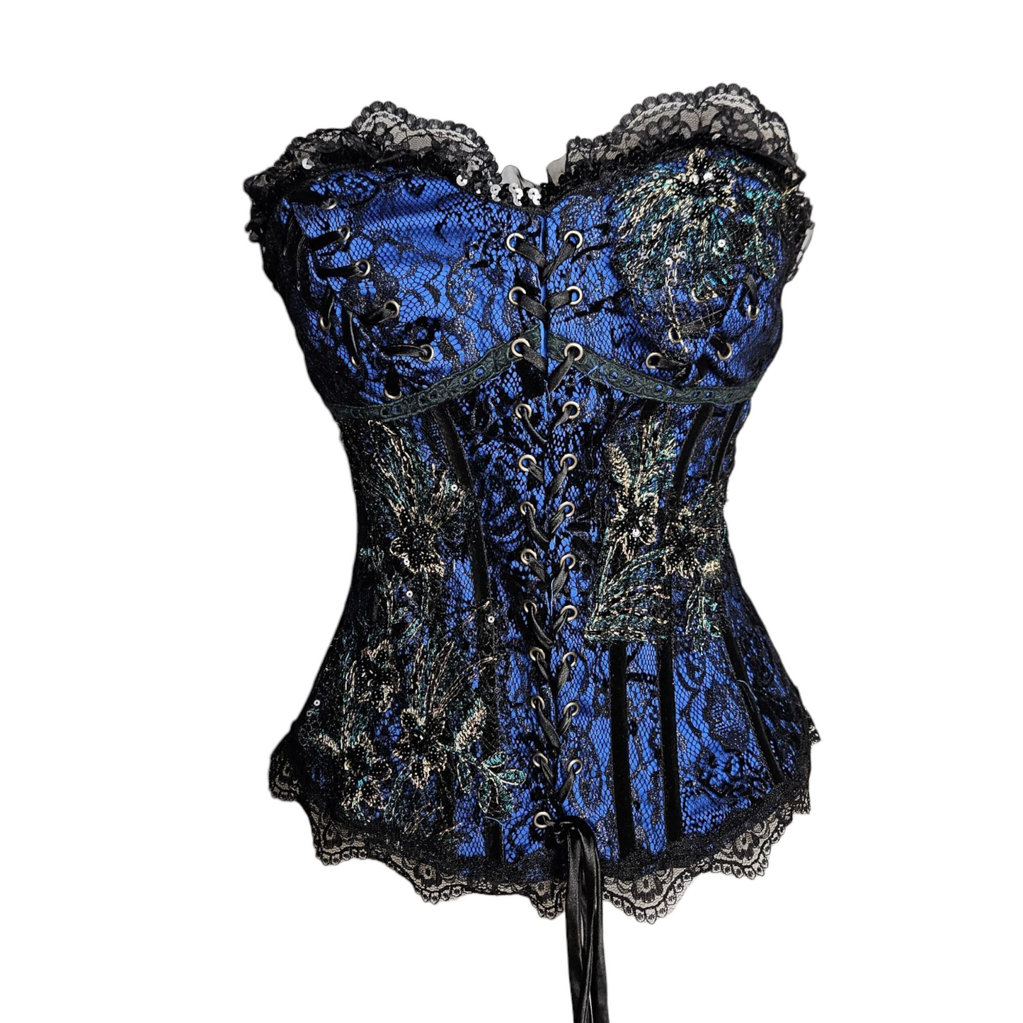 Corset brodé