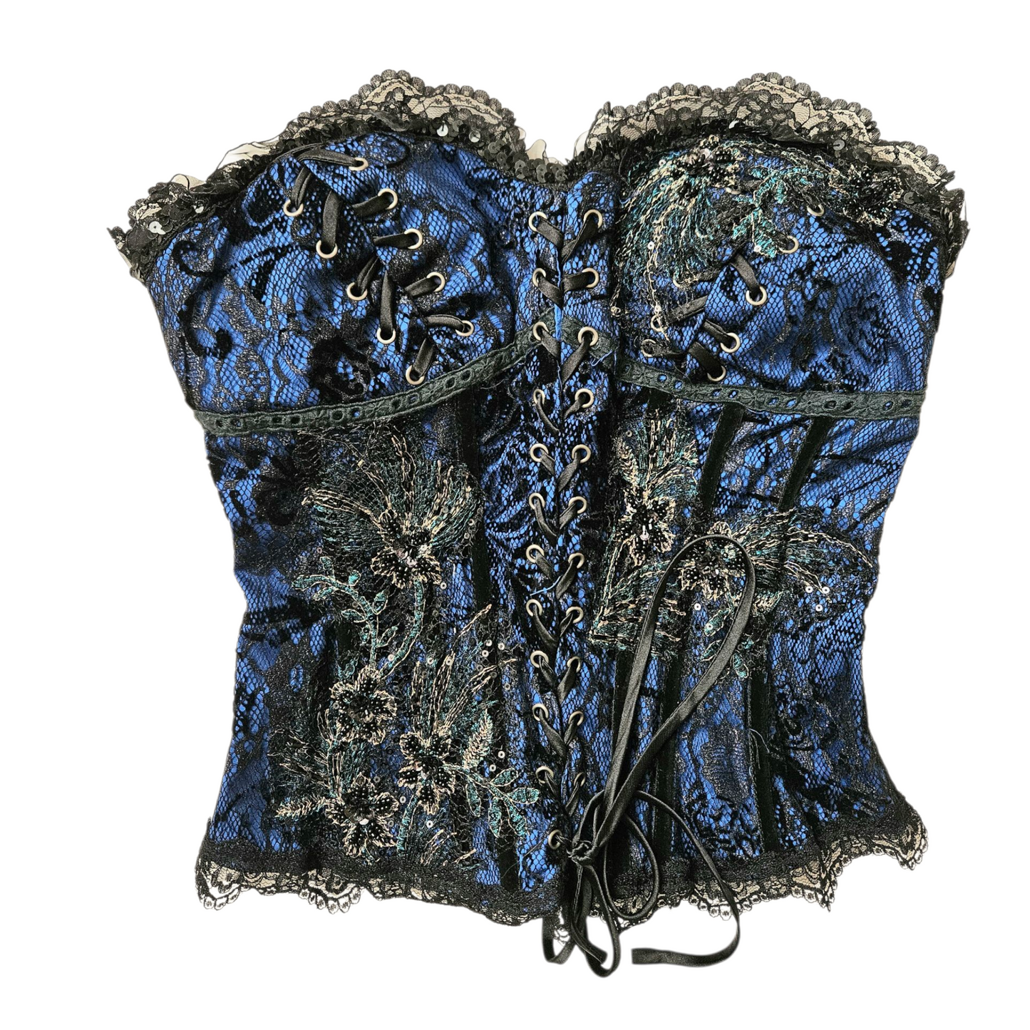 Corset brodé