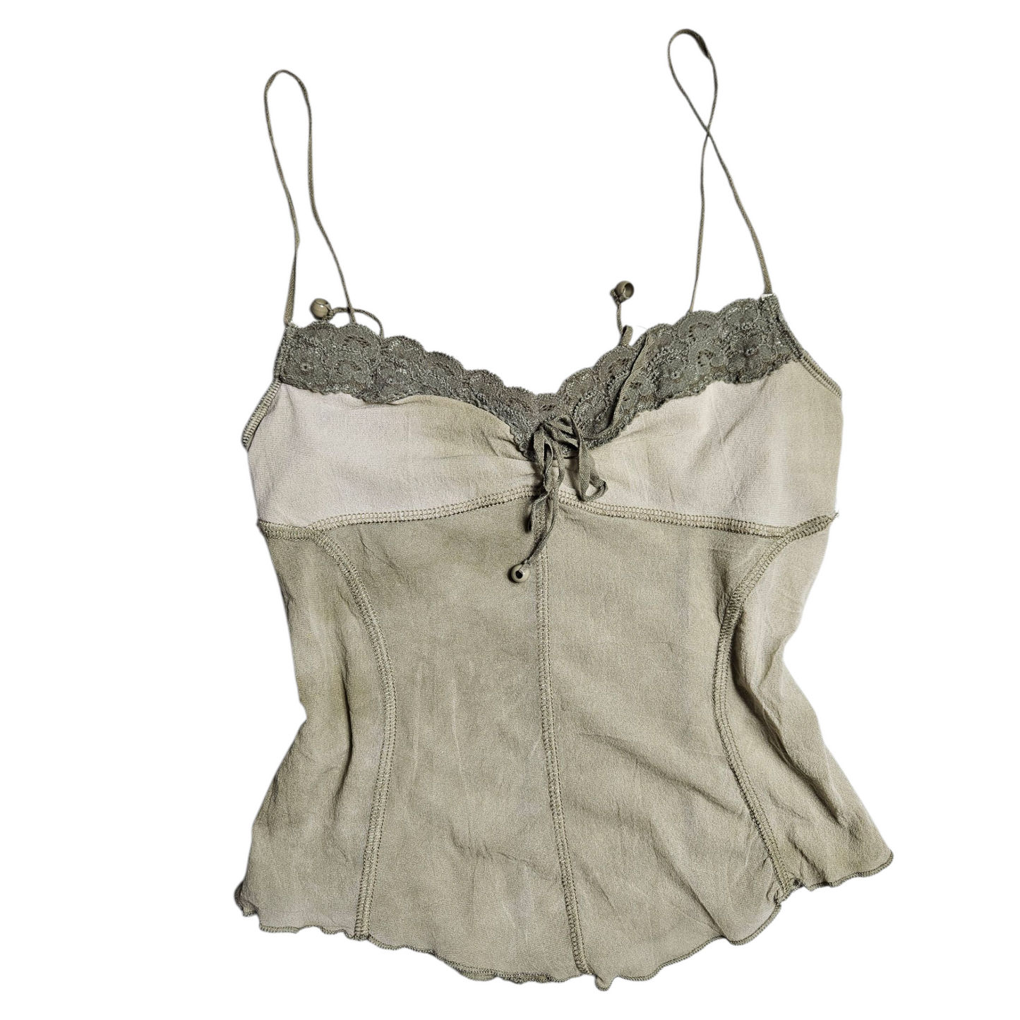Haut en voient tie and Dye vert