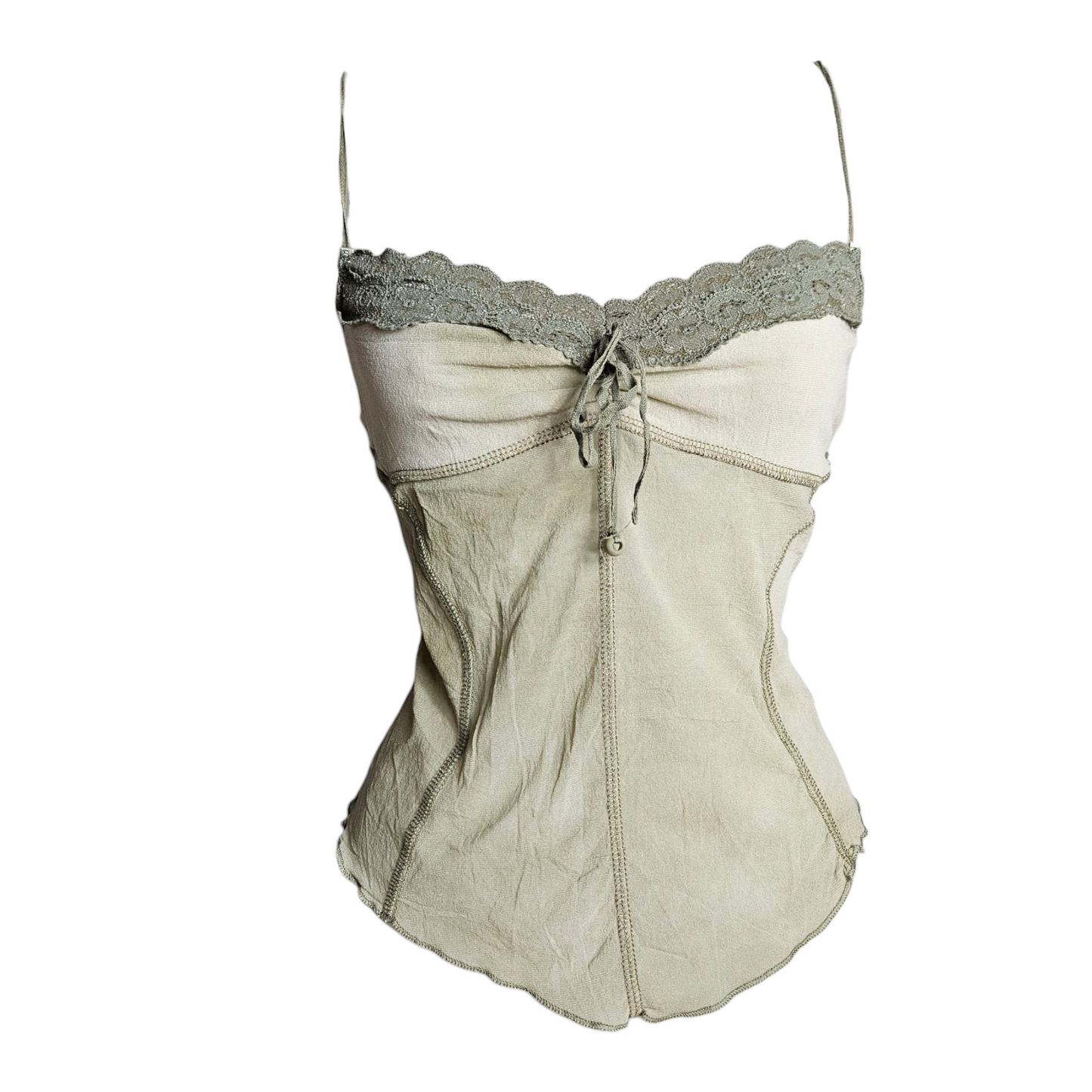 Haut en voient tie and Dye vert