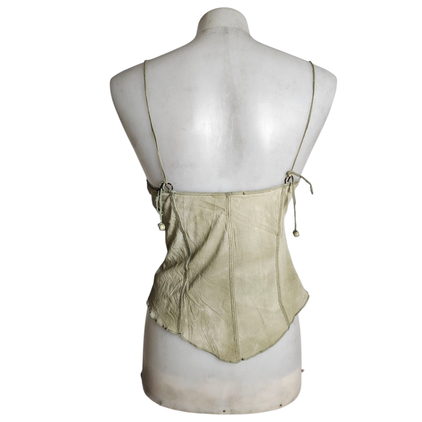 Haut en voient tie and Dye vert