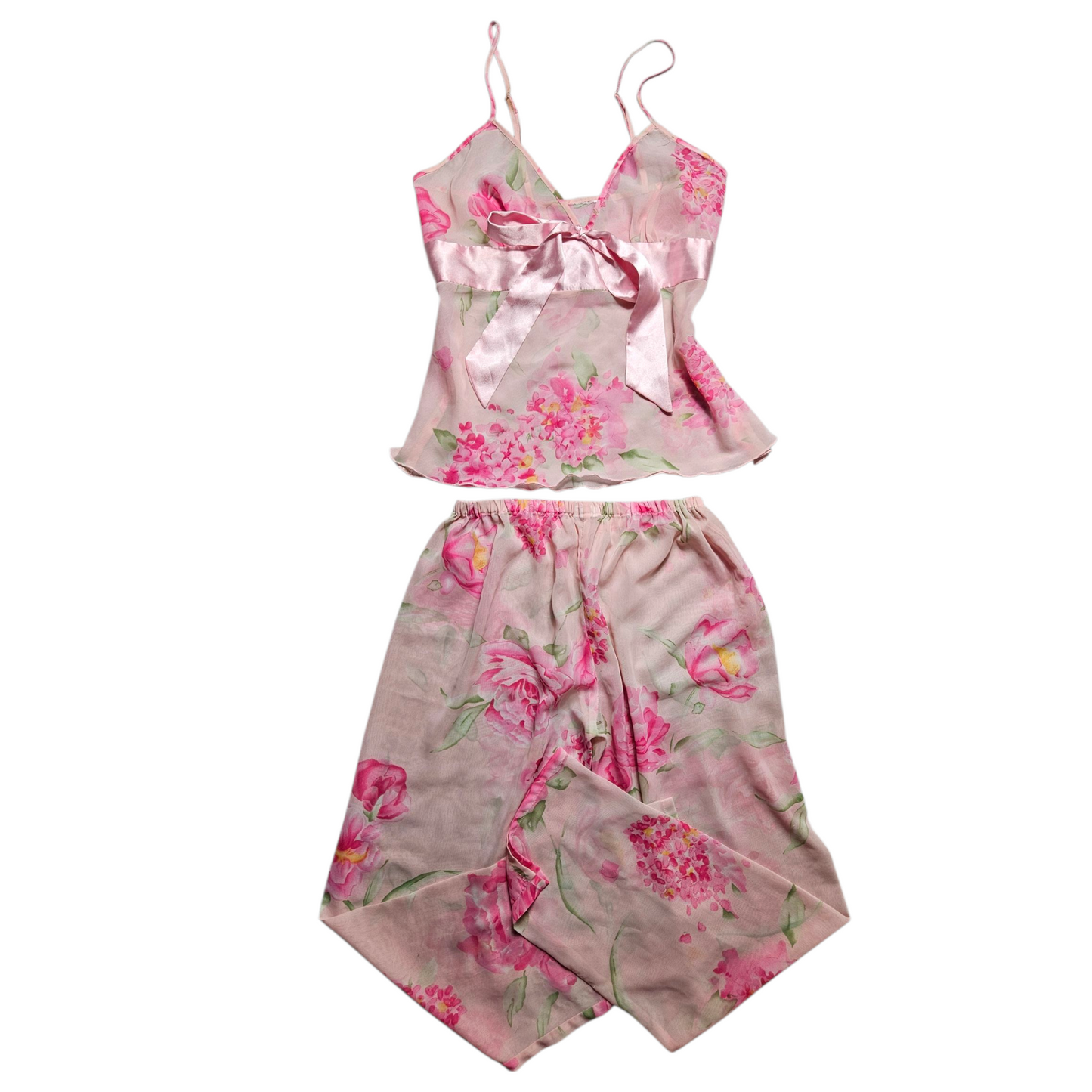 Ensemble en voile caraco et pantalon