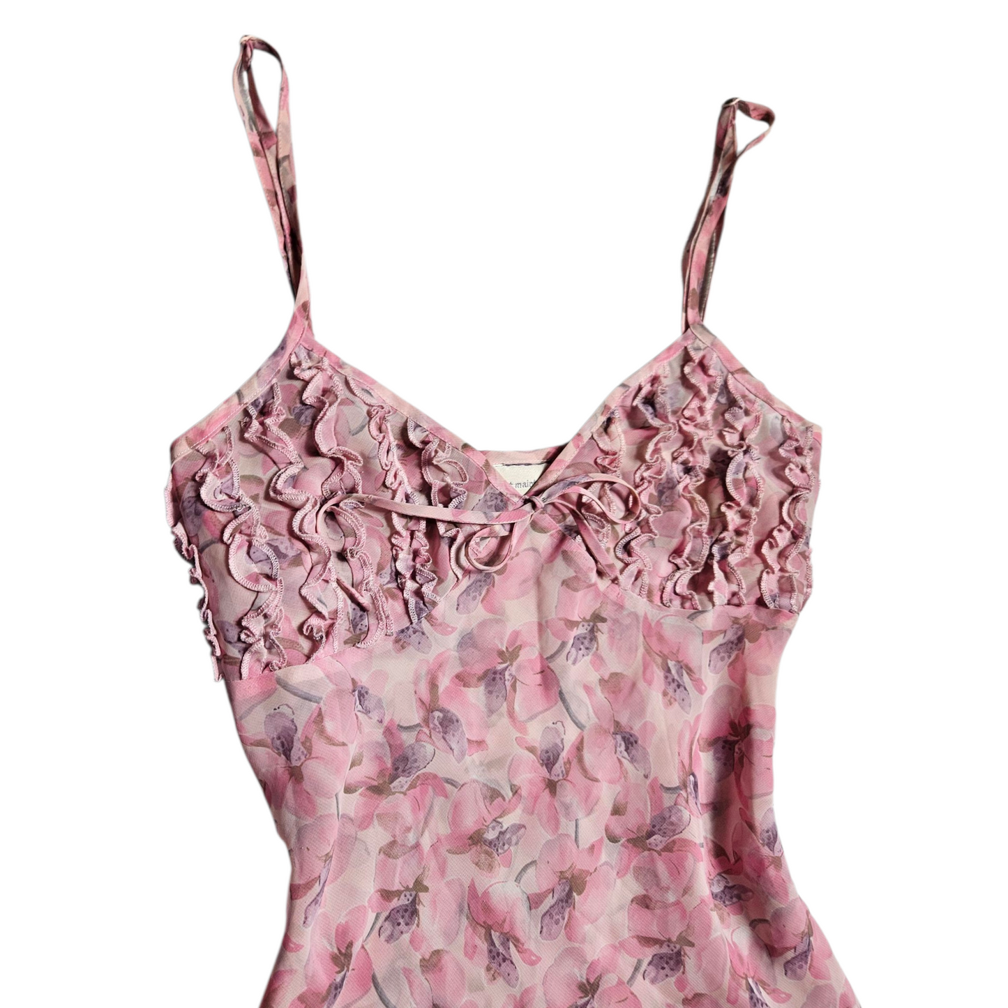 Nuisette rose fleurie