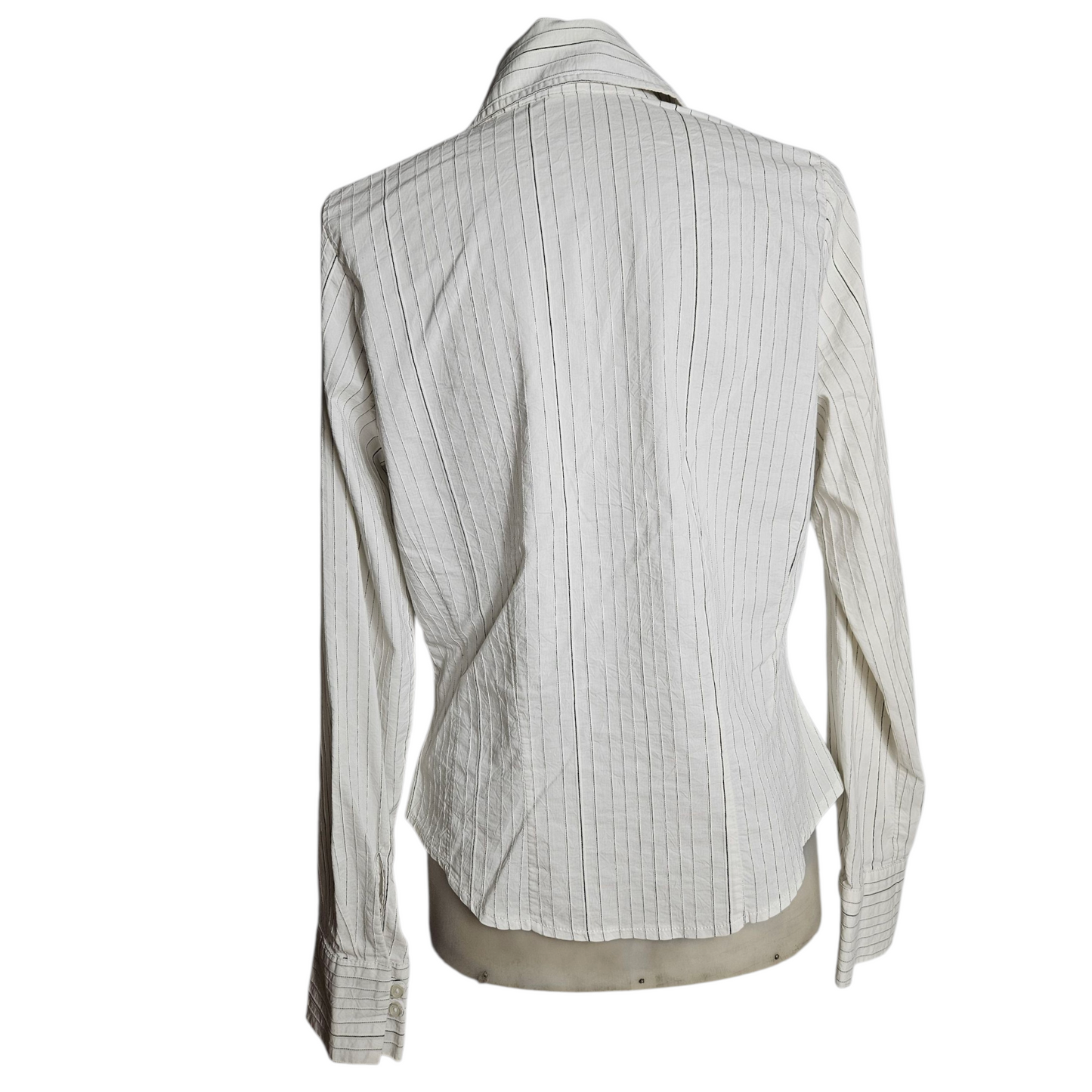 Chemise blanche fermeture agrafes