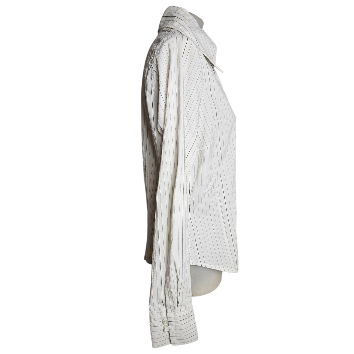 Chemise blanche fermeture agrafes
