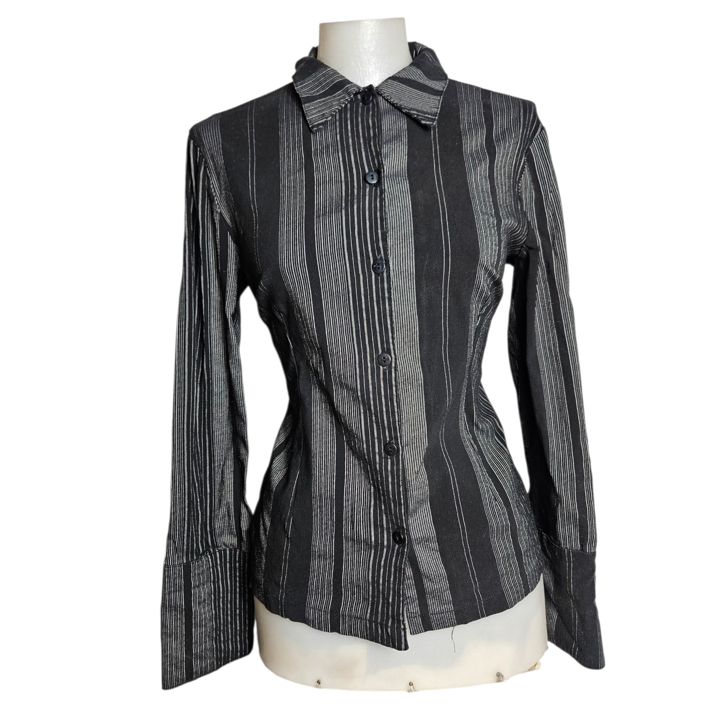 Striped fitted shirt