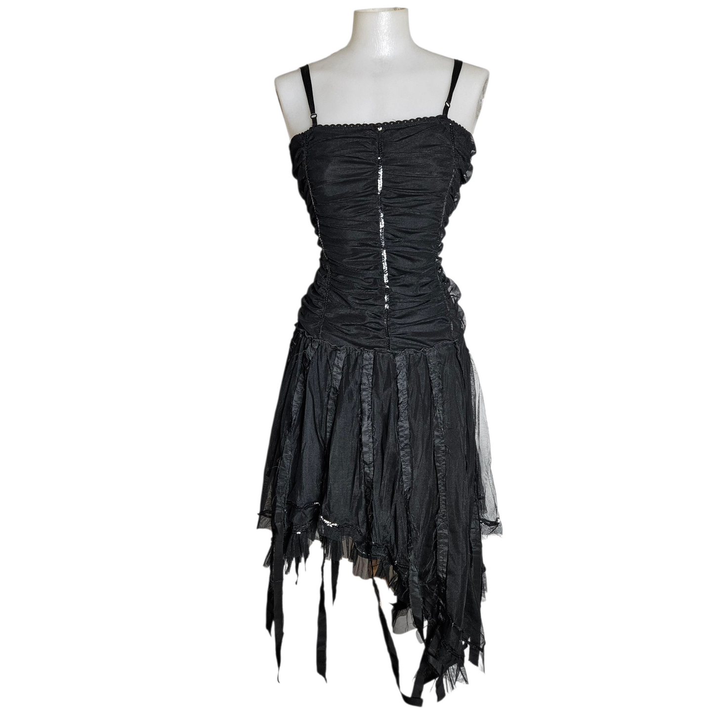 Robe asymétrique déstructurée