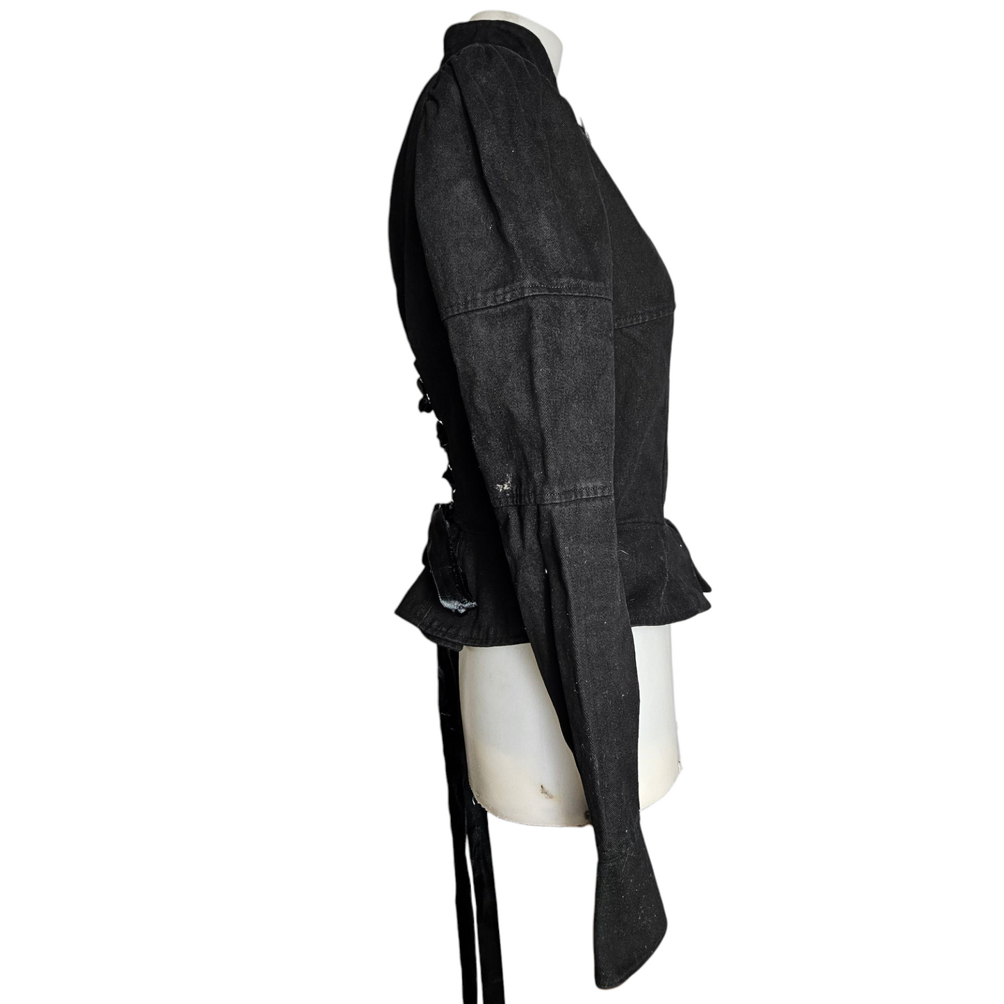 Necessary Evil Lace-Up Fitted Jacket