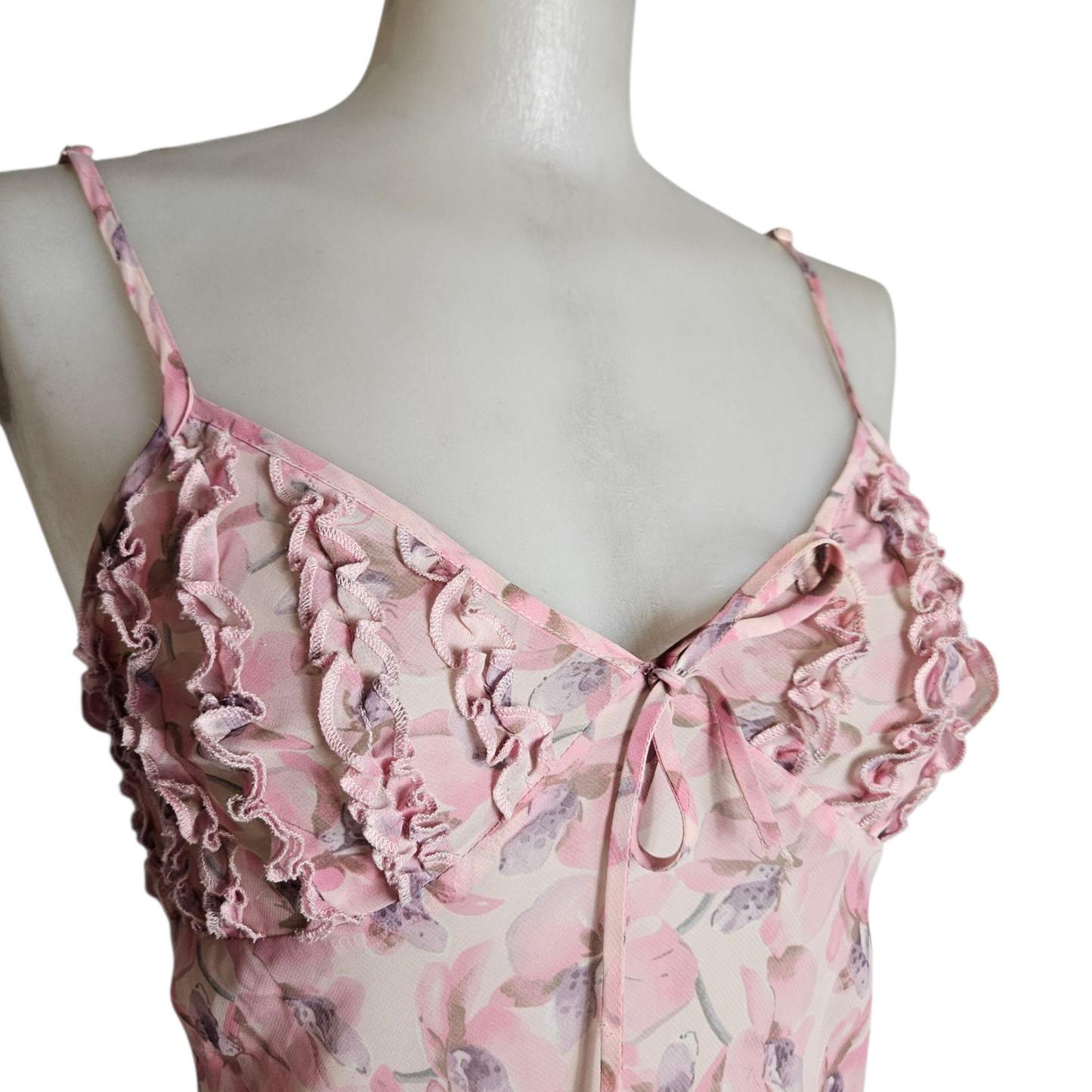 Nuisette rose fleurie