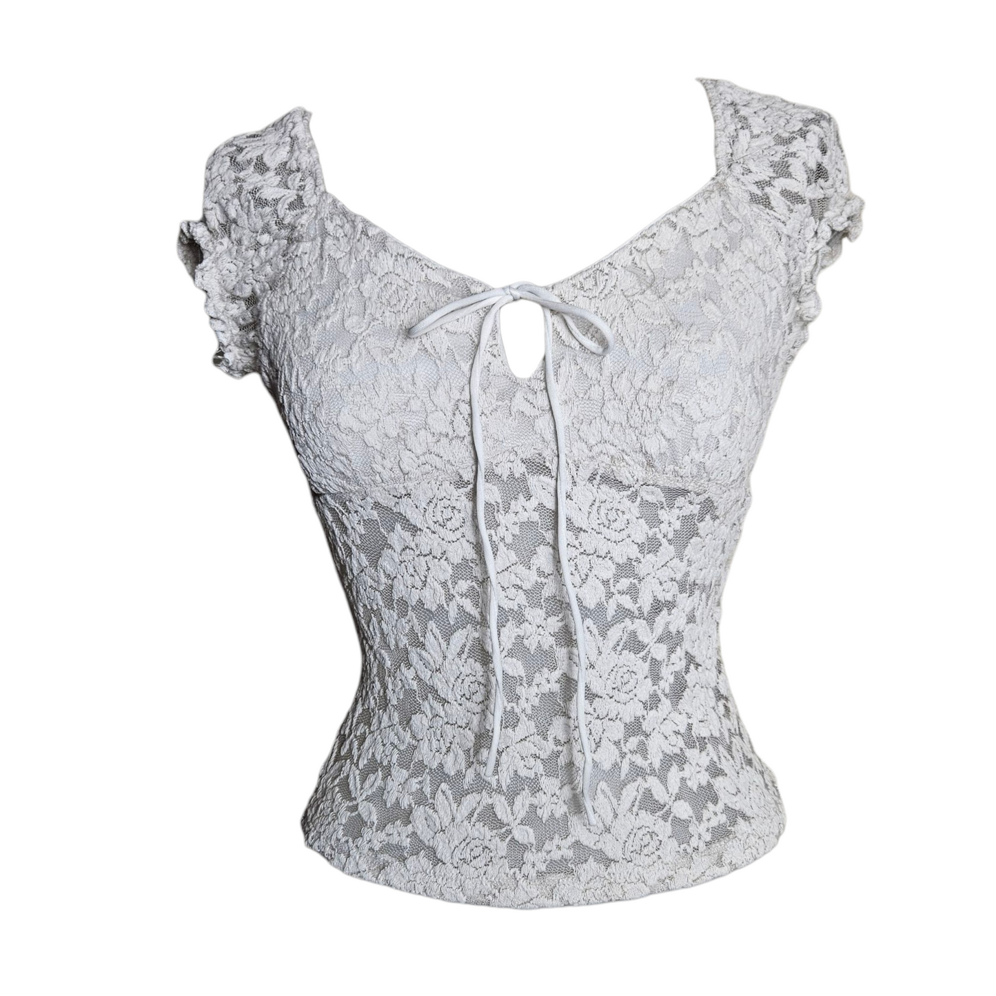 White lace top