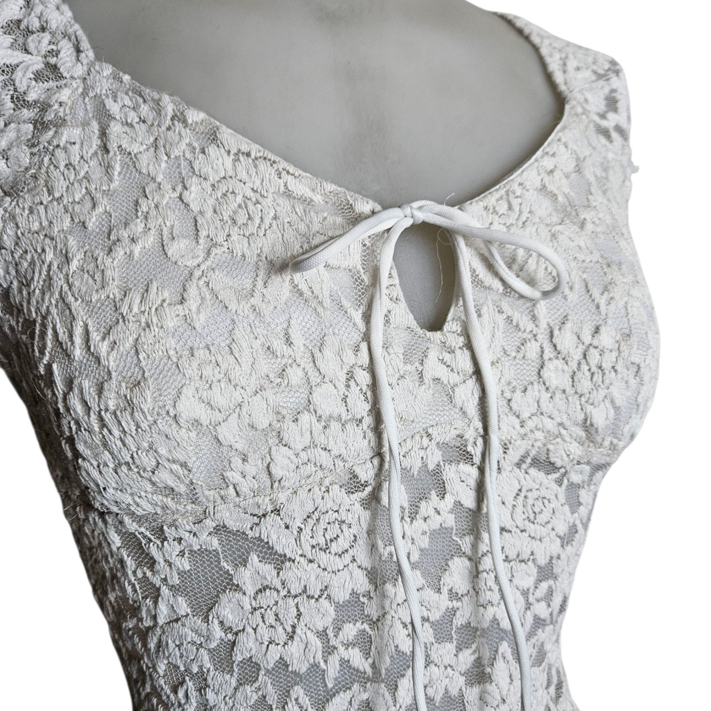 White lace top
