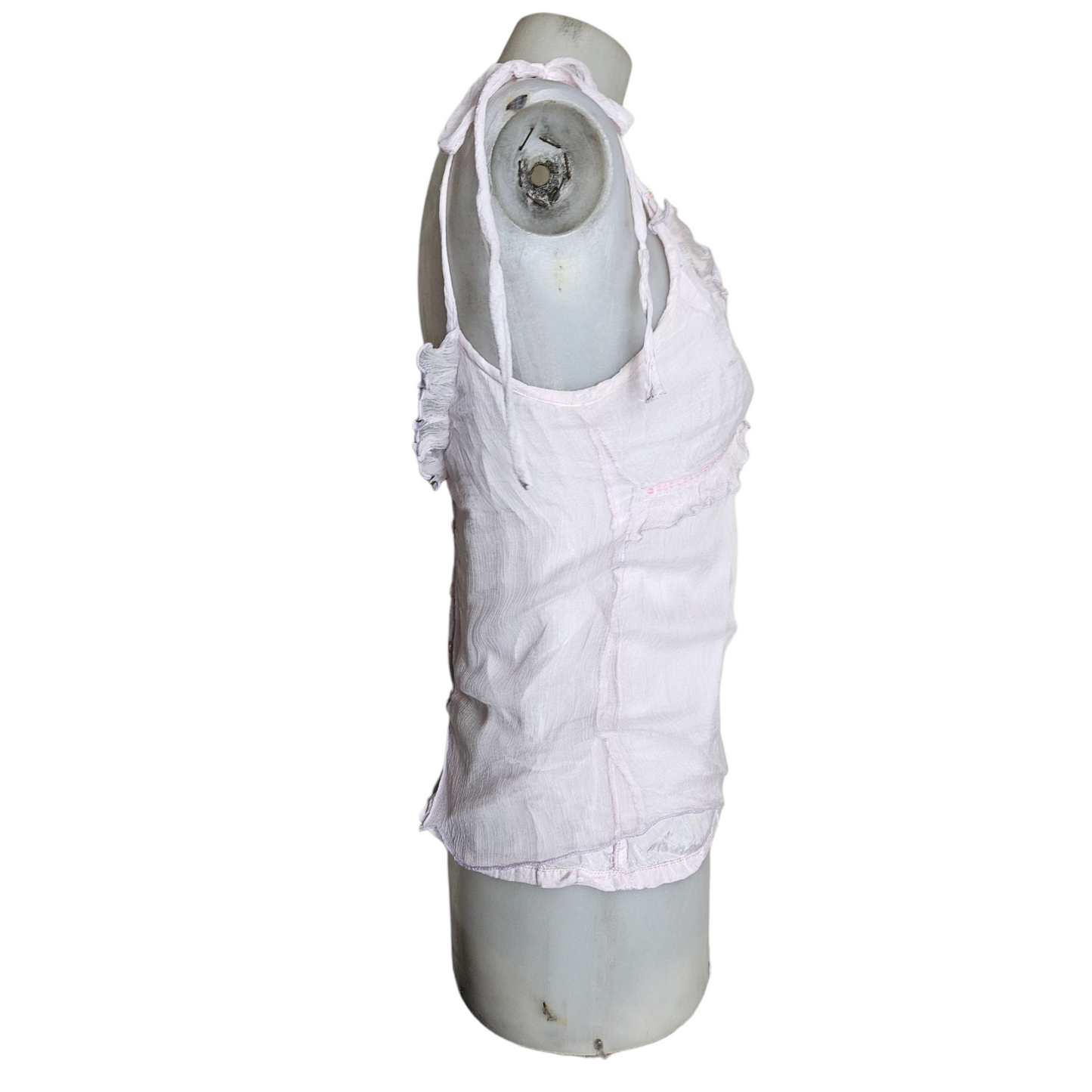 Haut rose clair en soie