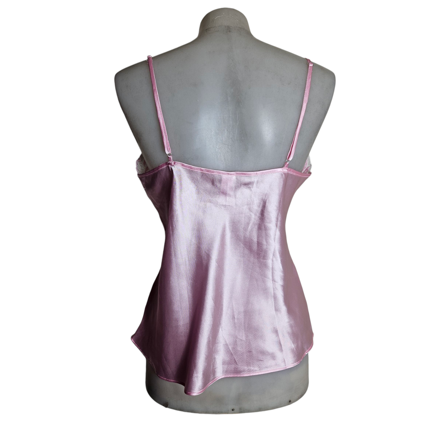Ensemble de nuit satiné rose