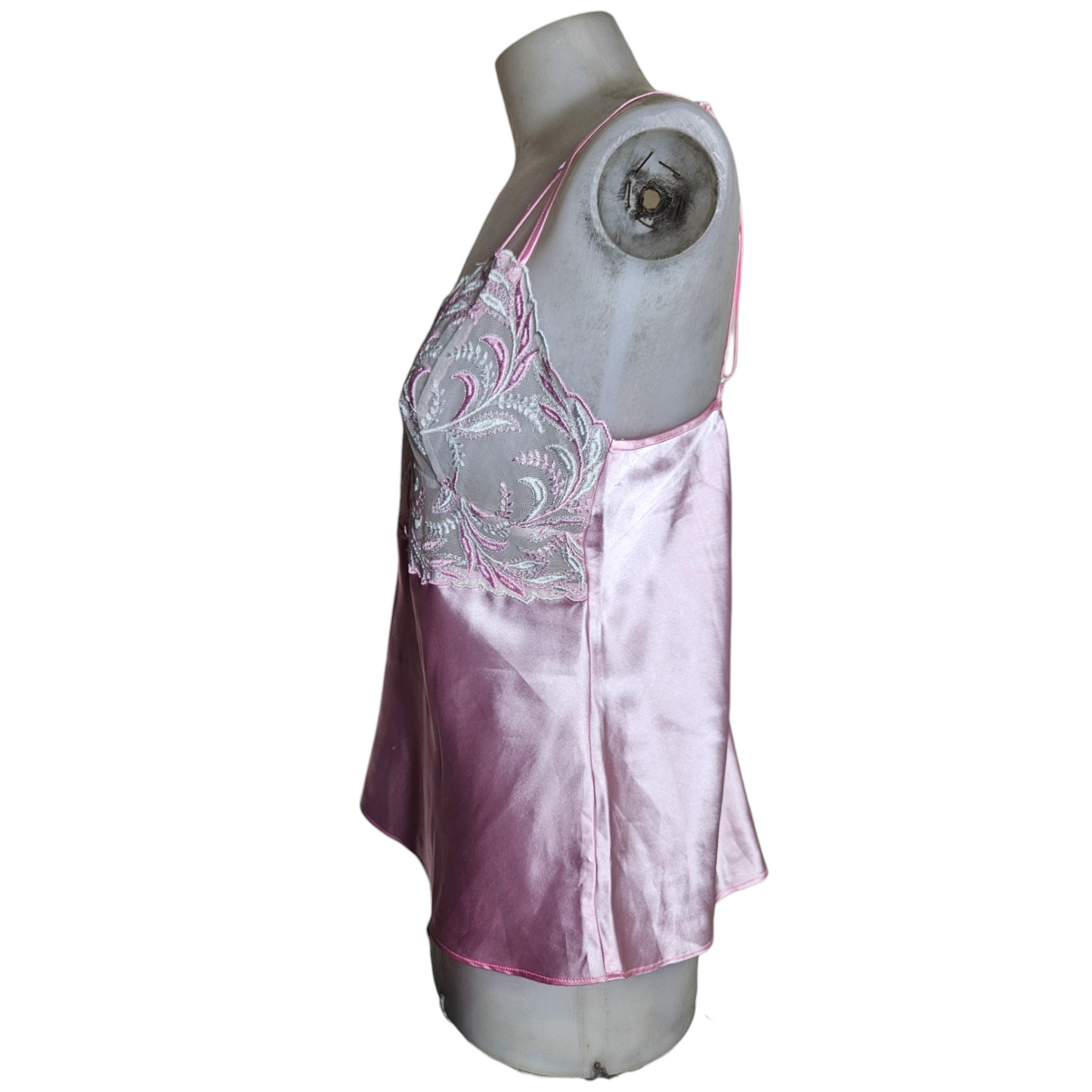 Ensemble de nuit satiné rose