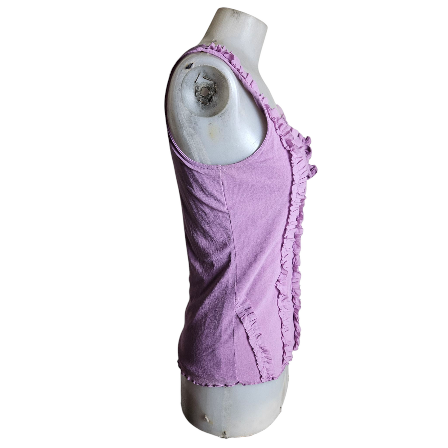 Haut en voile détails fleur