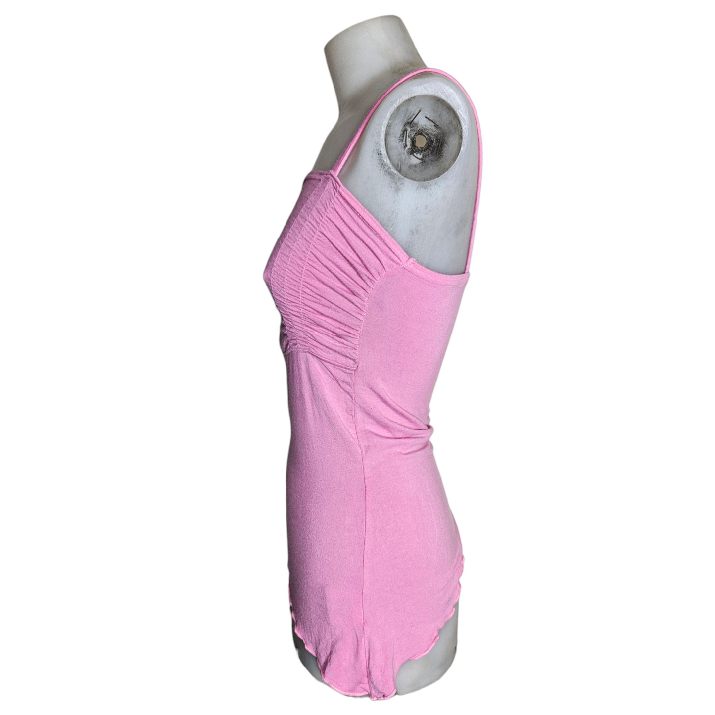 Pink asymmetrical top