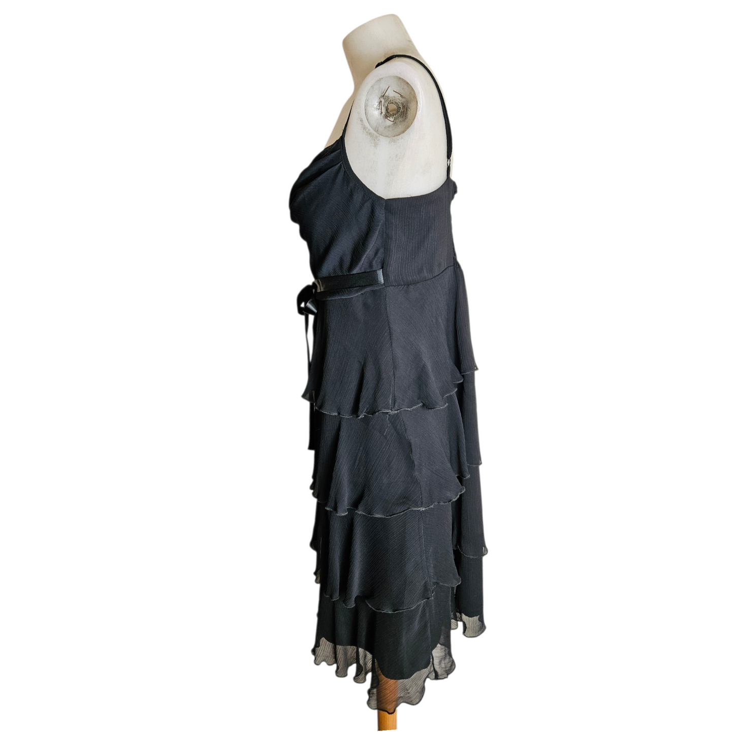 Ruffled voile dress