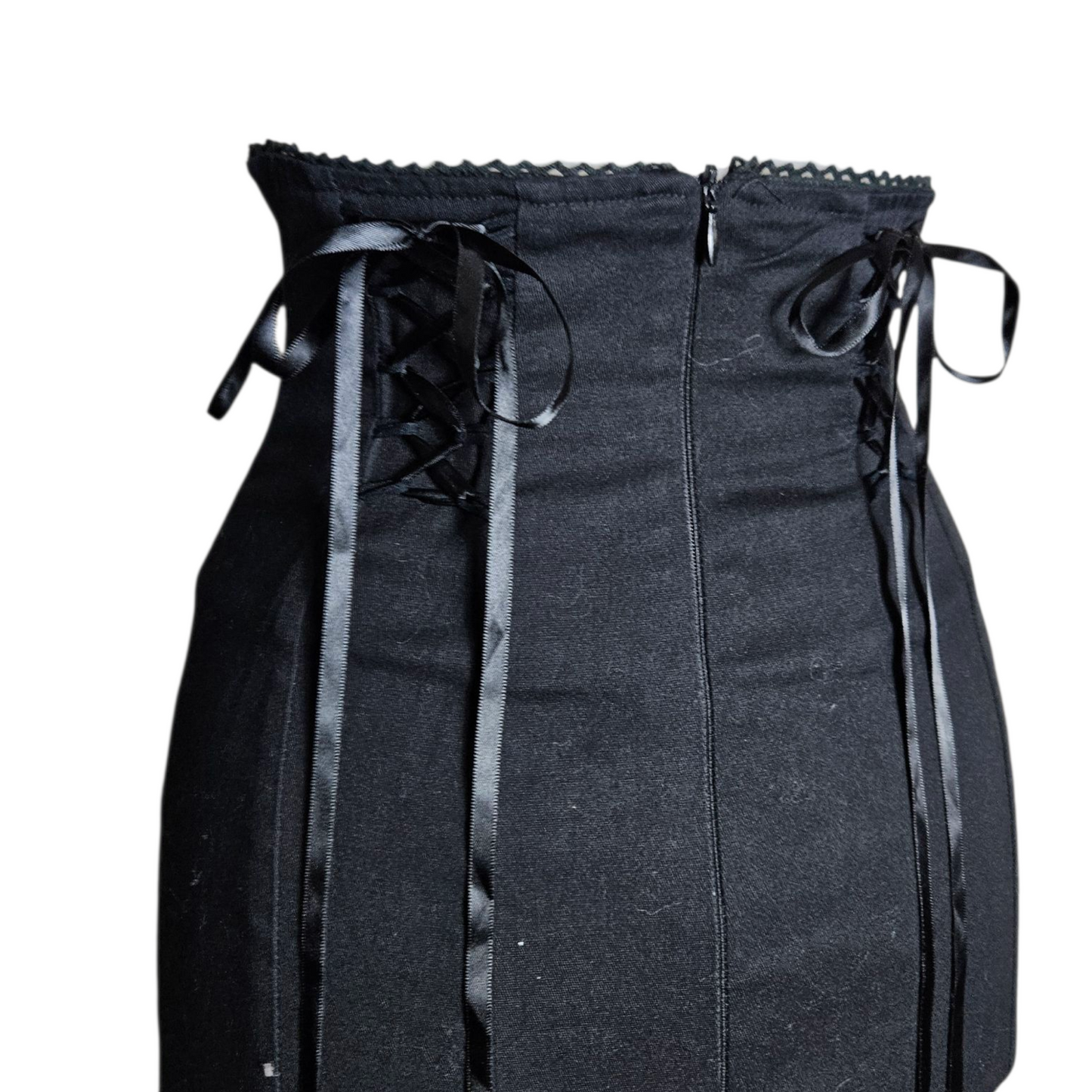 Asymmetrical Bodyline Lace-Up Skirt