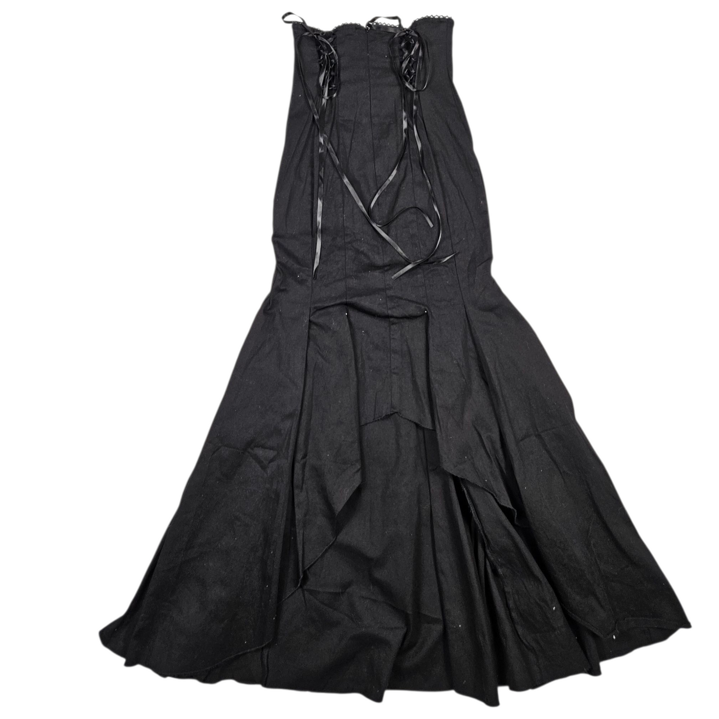 Asymmetrical Bodyline Lace-Up Skirt