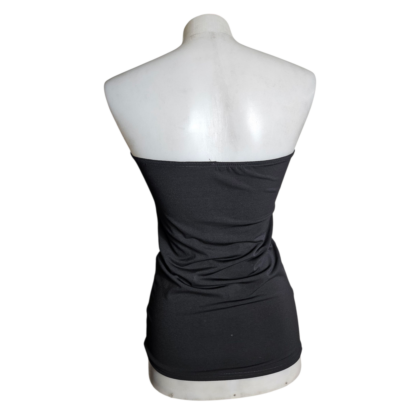 Haut strapless à volants