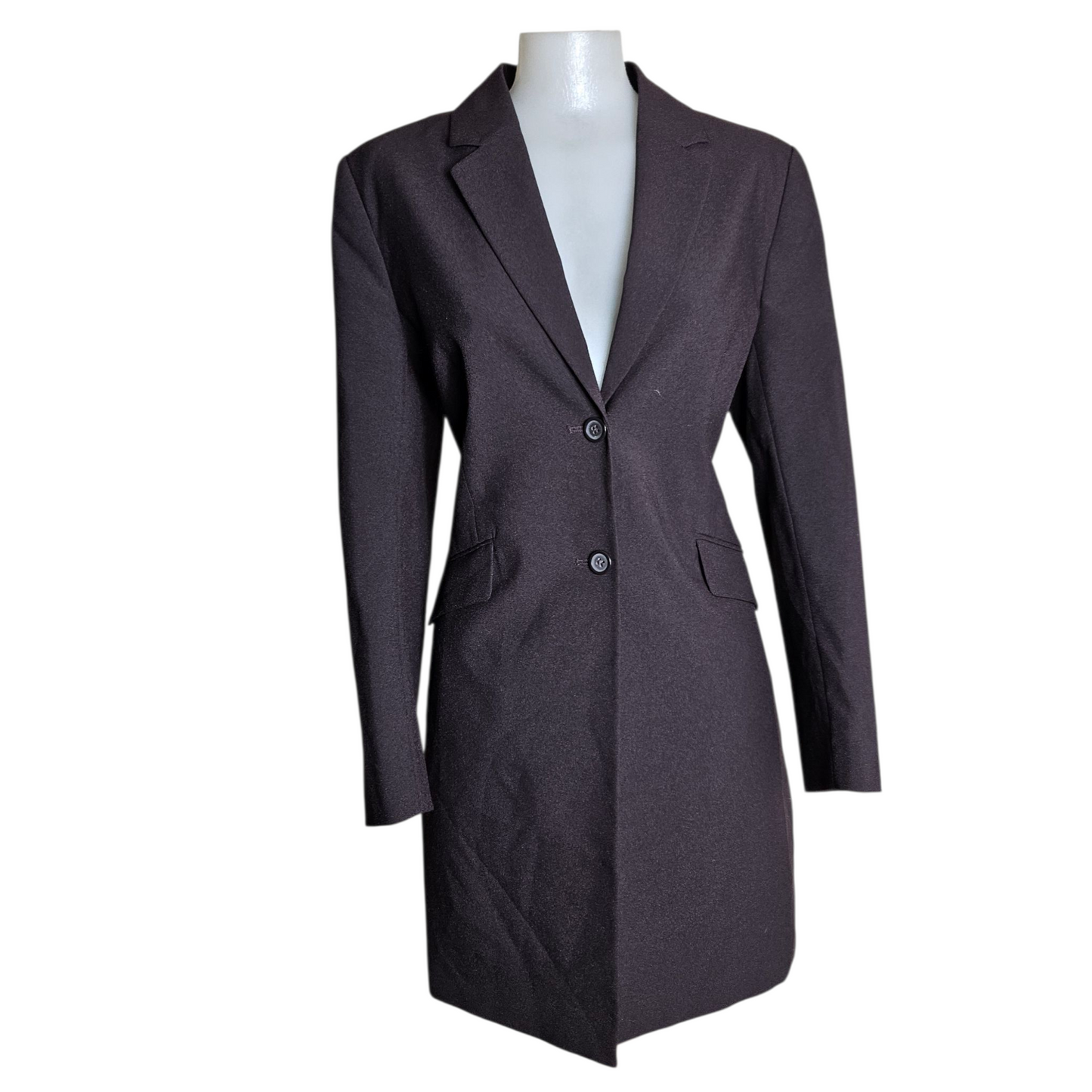 Eggplant blazer dress