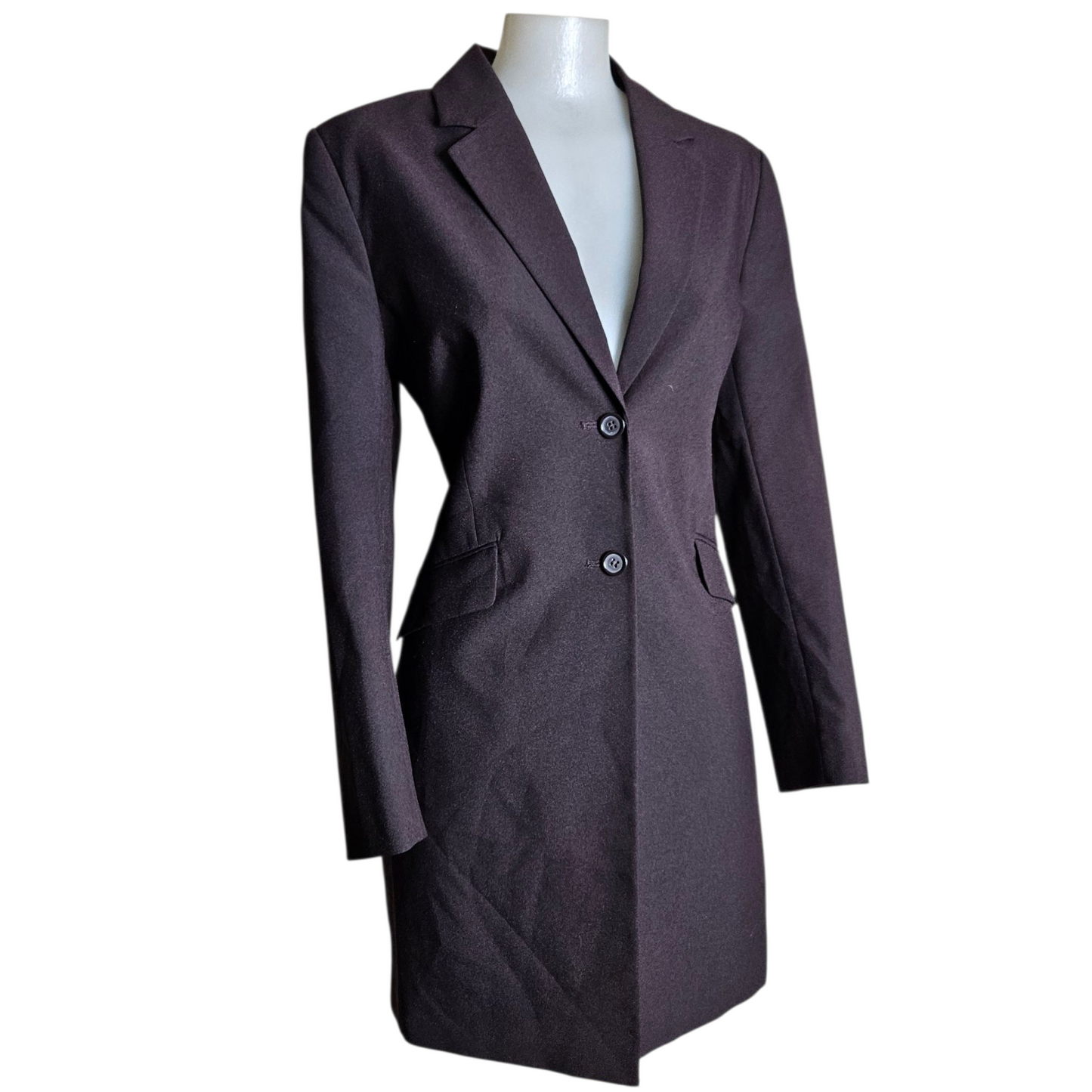 Eggplant blazer dress