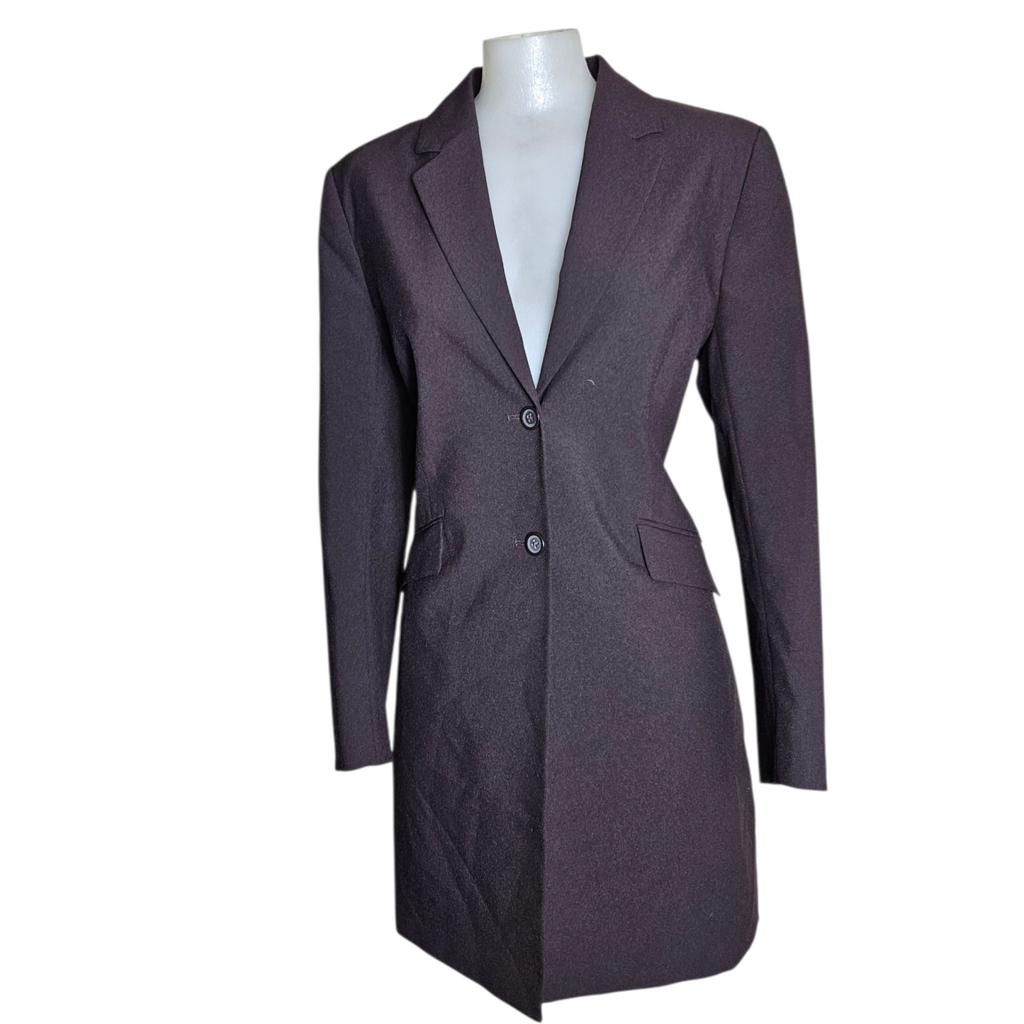 Eggplant blazer dress