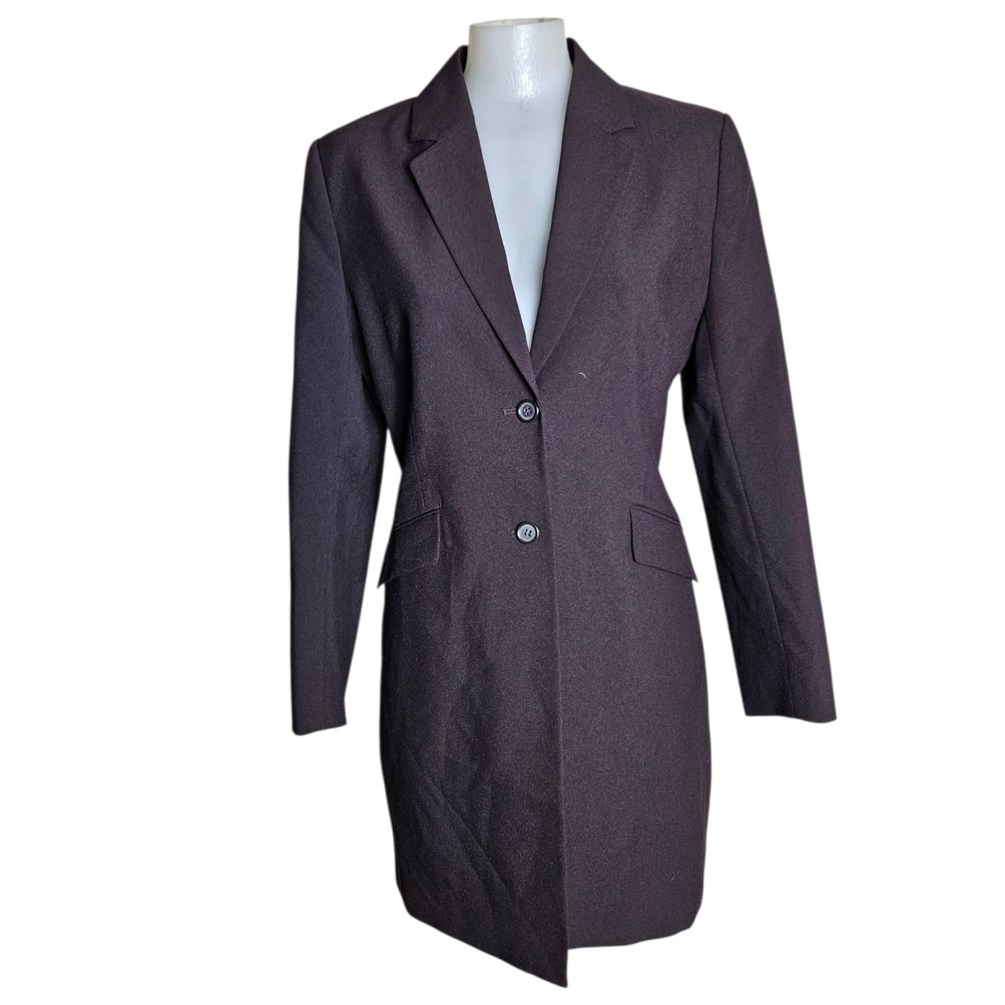 Eggplant blazer dress