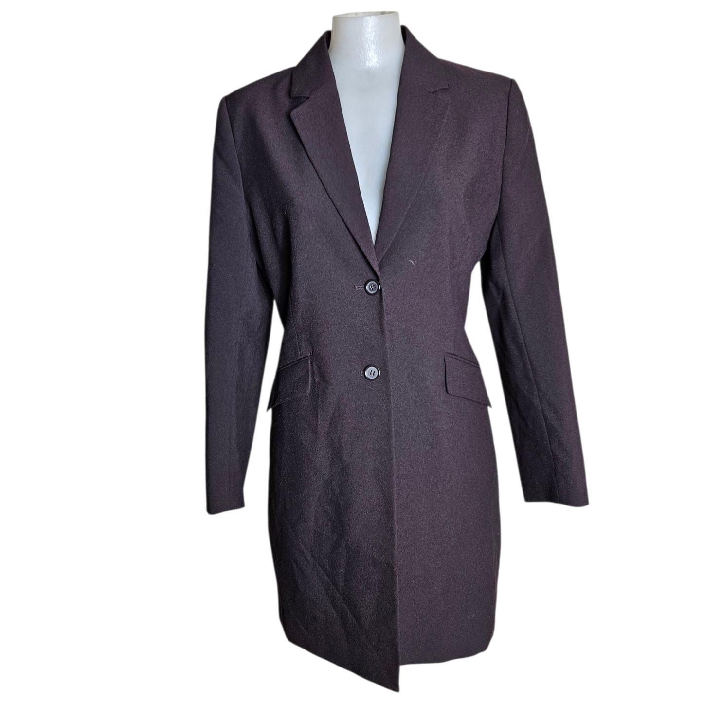 Eggplant blazer dress