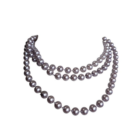Lilac pearl necklace