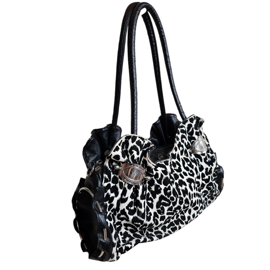 Leopard print handbag