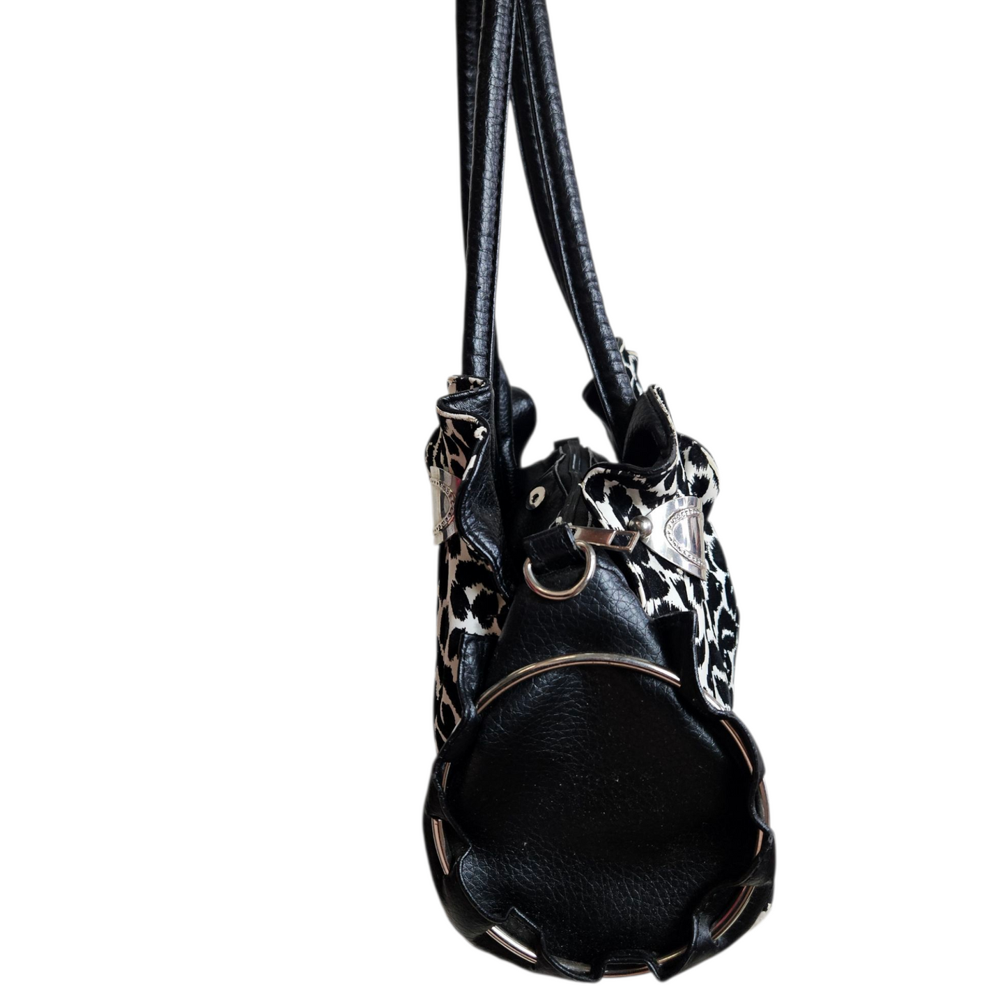 Sac à main motif léopard