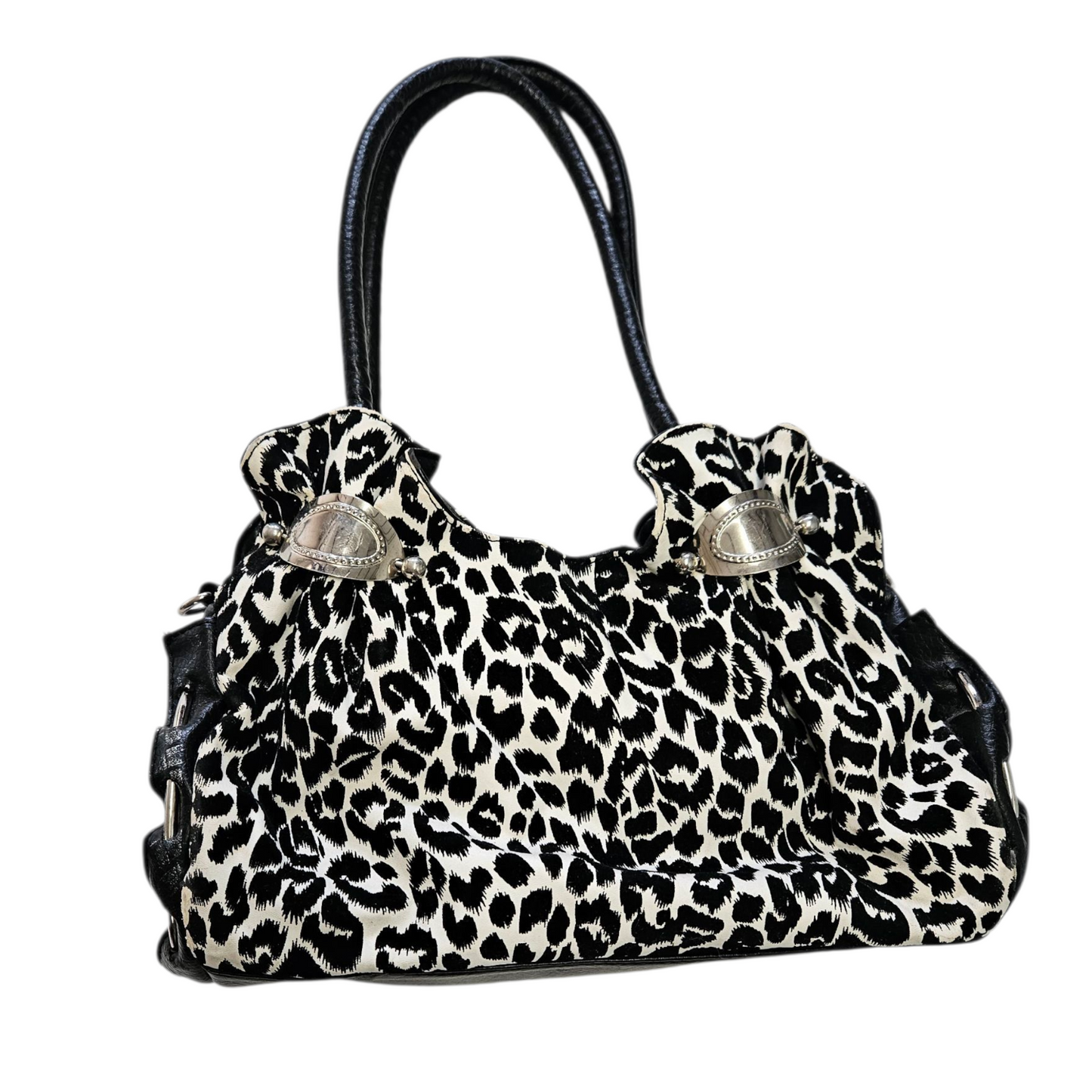 Sac à main motif léopard