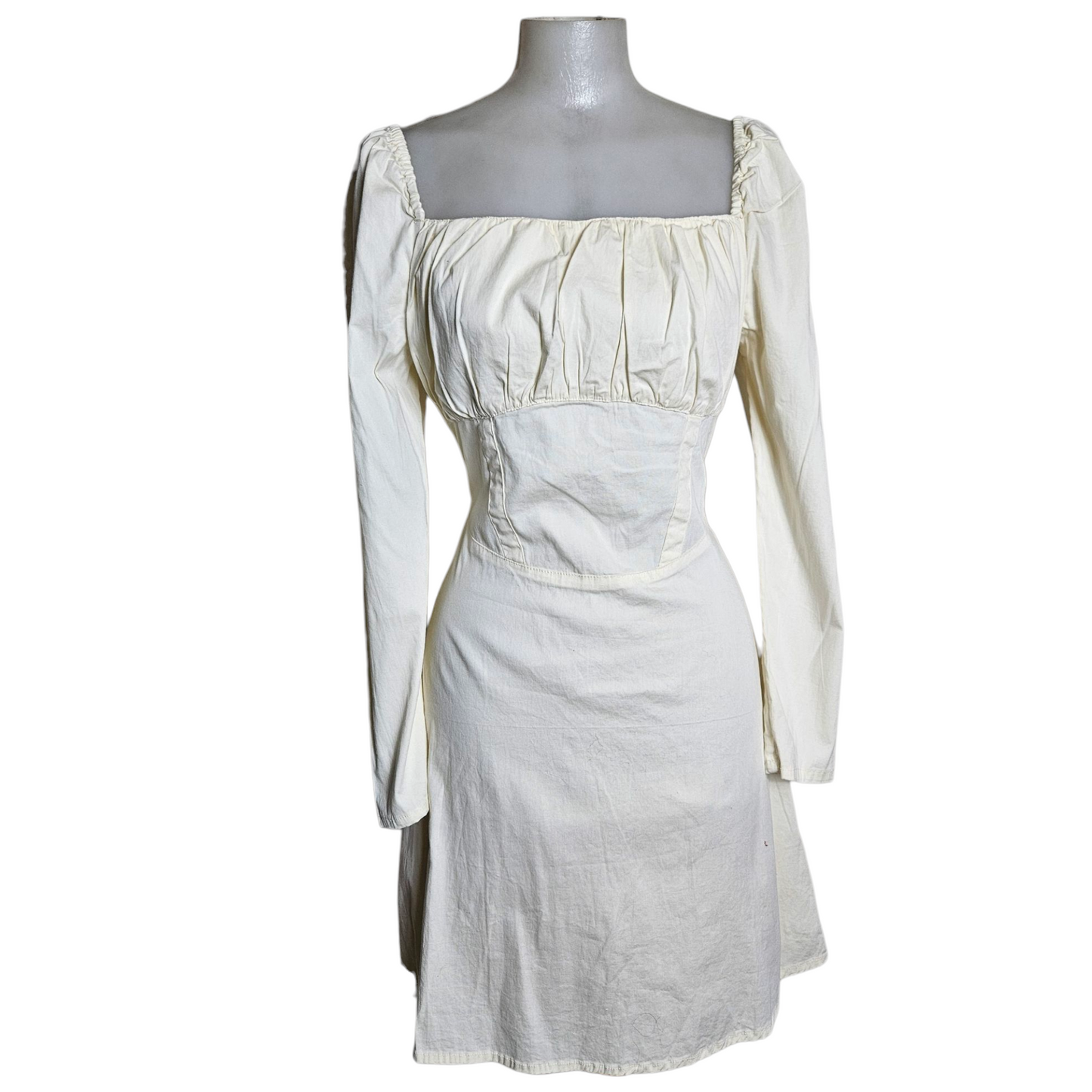 Romantic cream dress