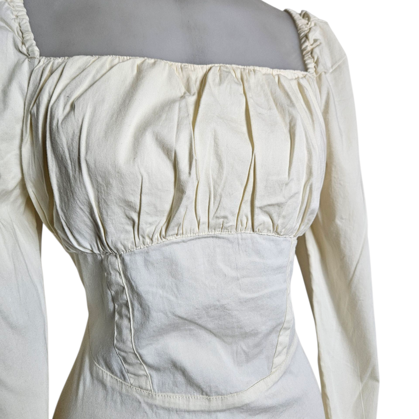 Romantic cream dress