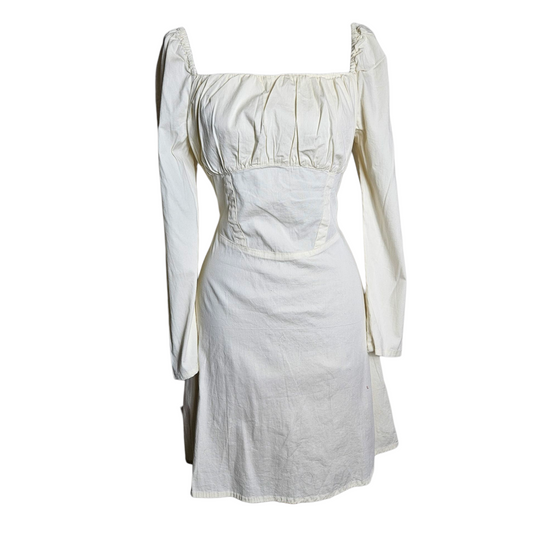 Romantic cream dress