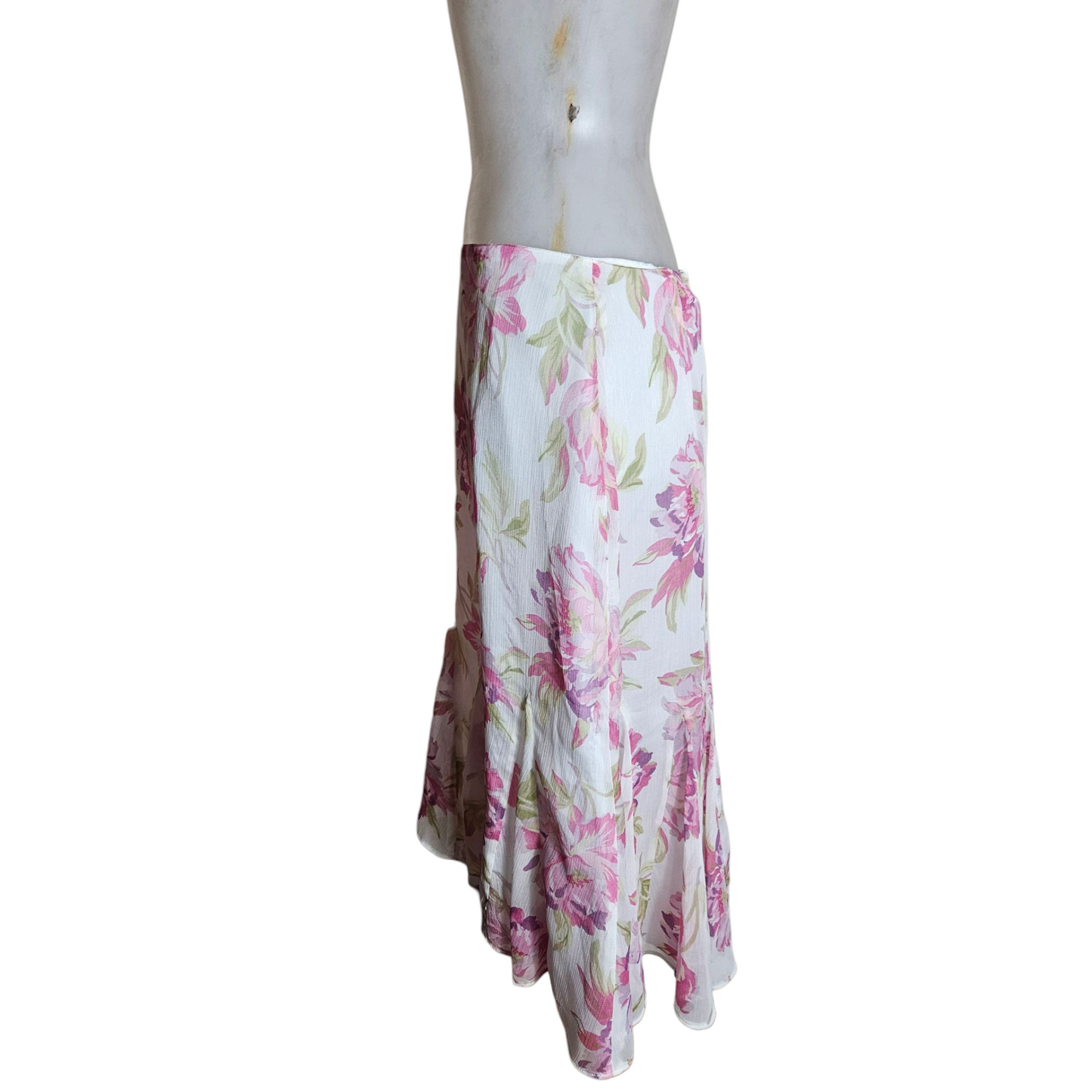 Jupe en voile floral
