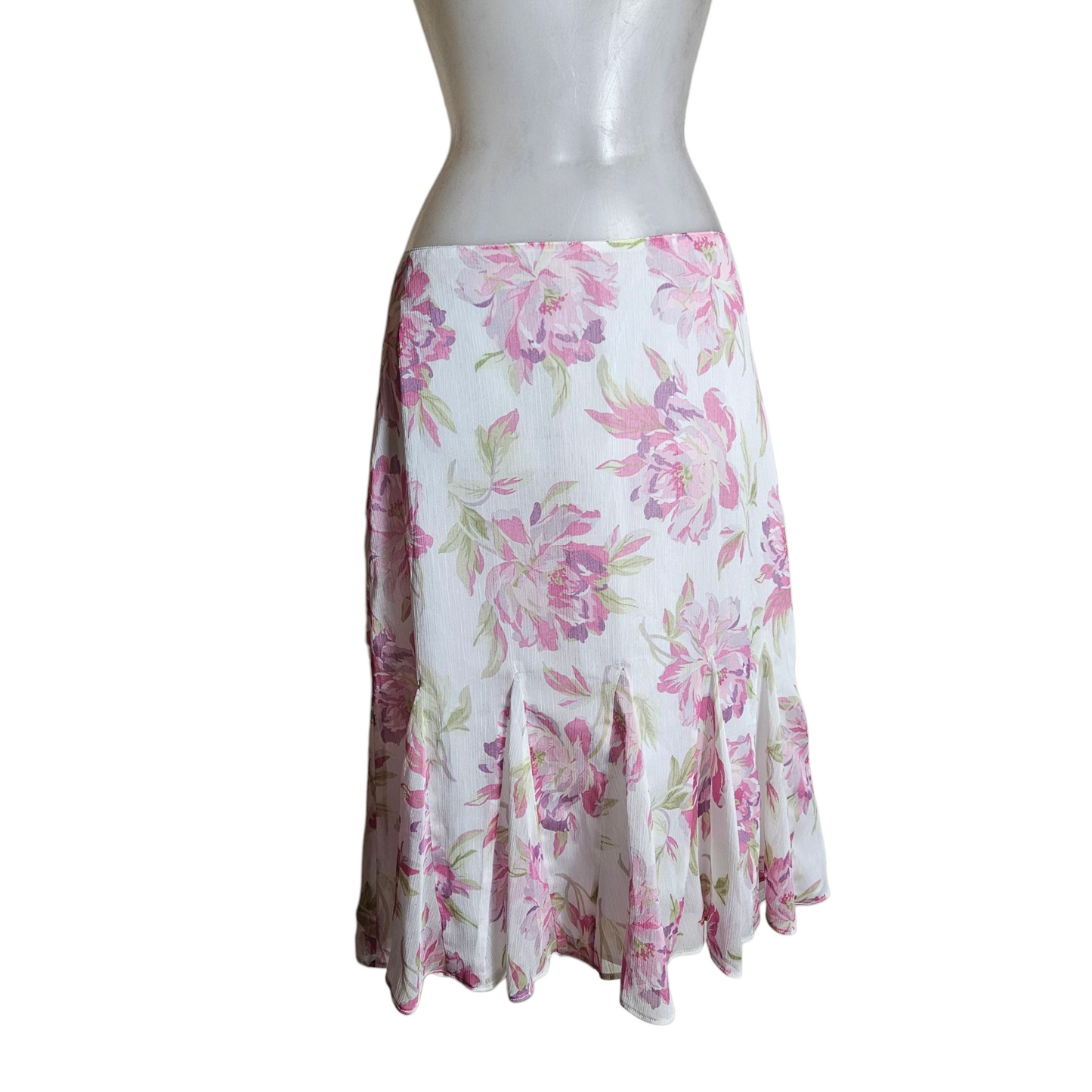 Jupe en voile floral