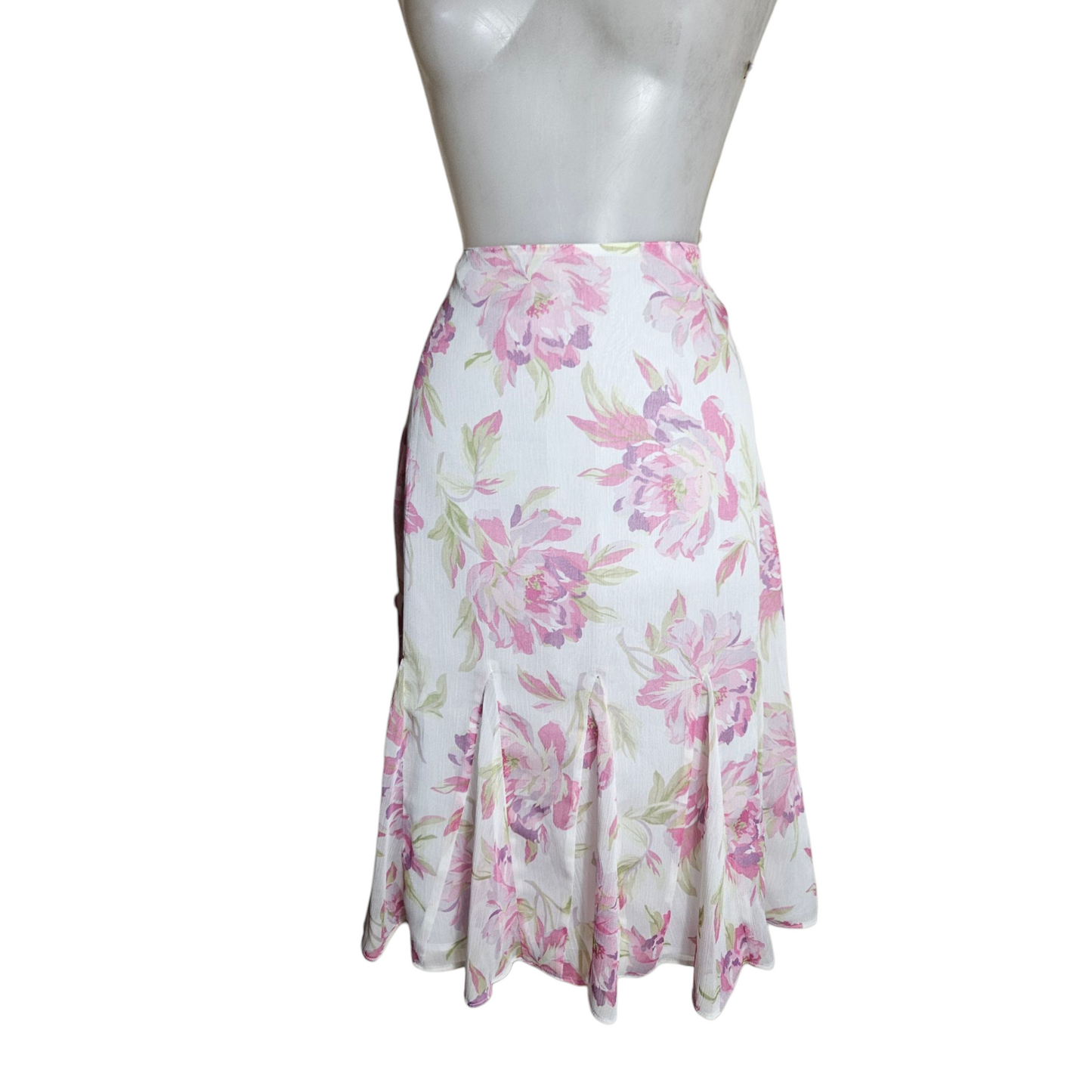 Jupe en voile floral