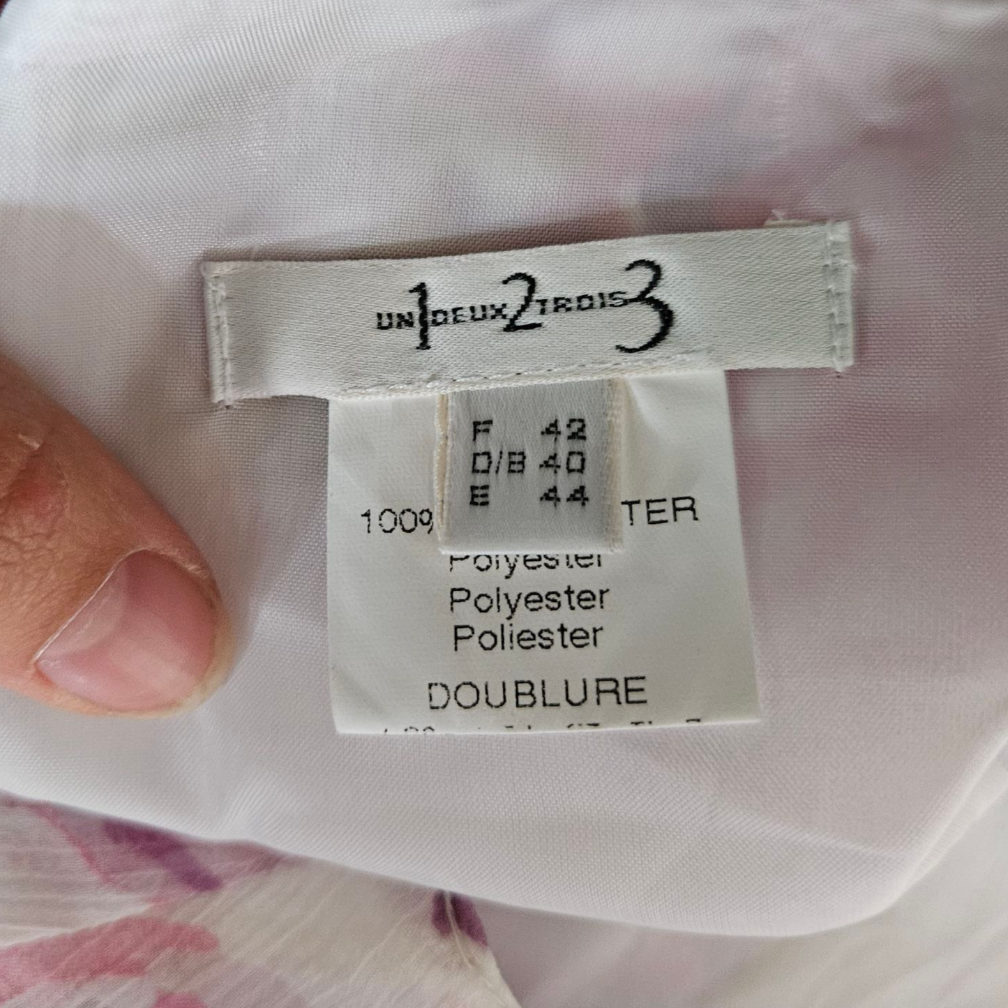 Jupe en voile floral