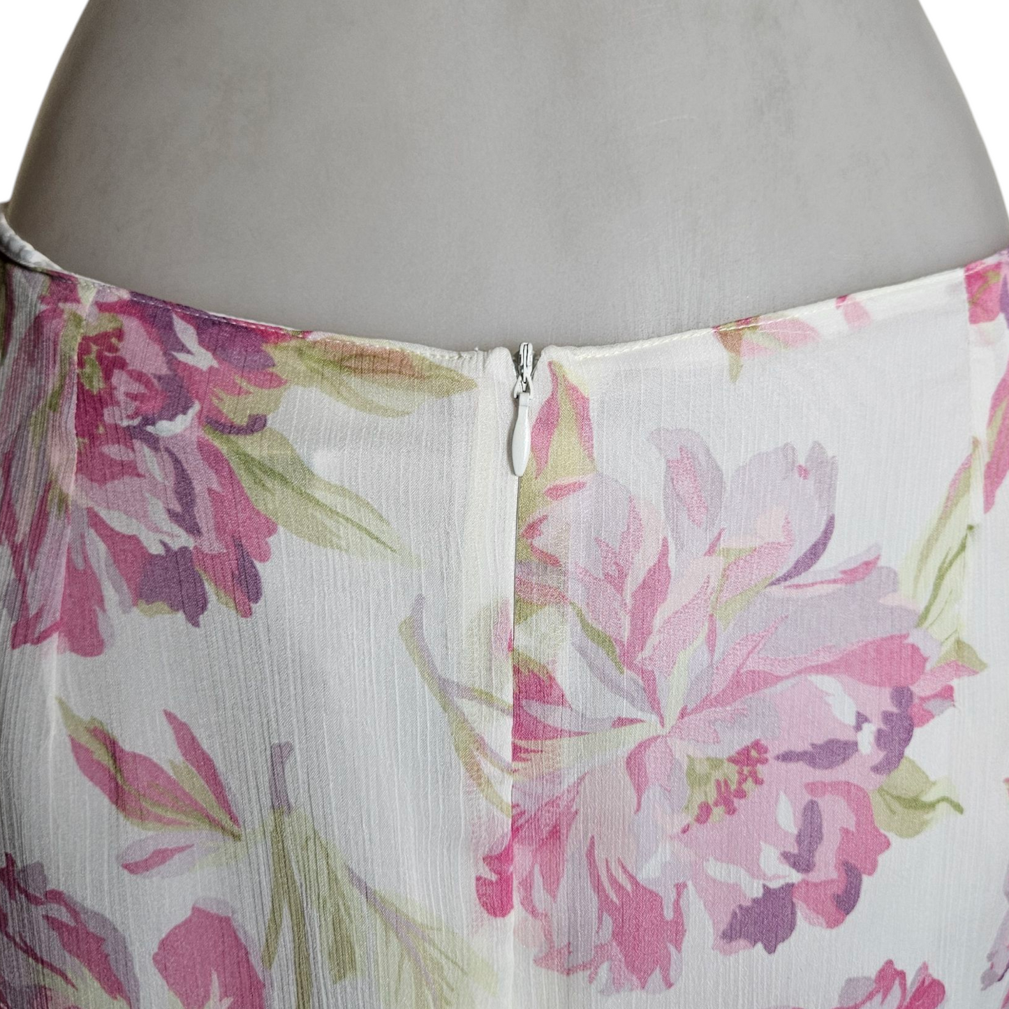 Jupe en voile floral