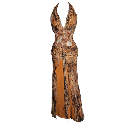 Robe de soirée en soie