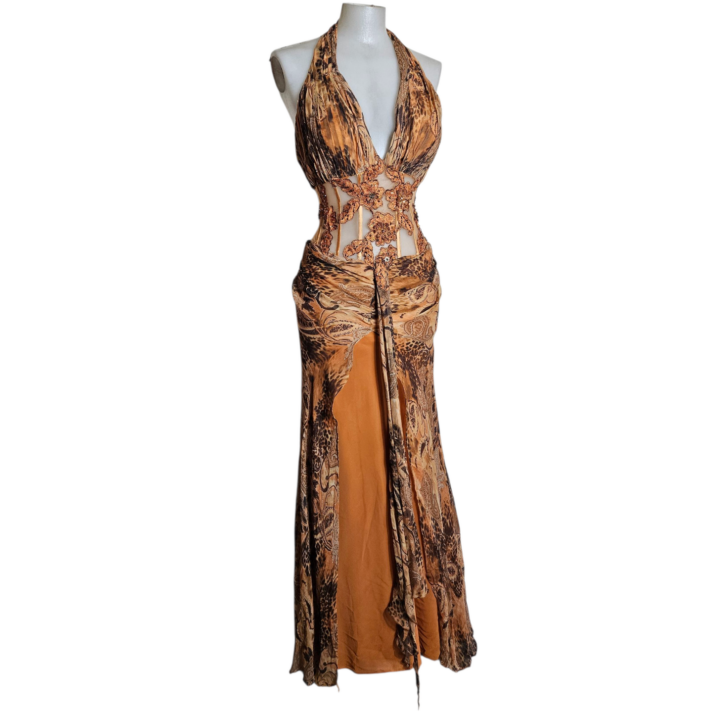Robe de soirée en soie