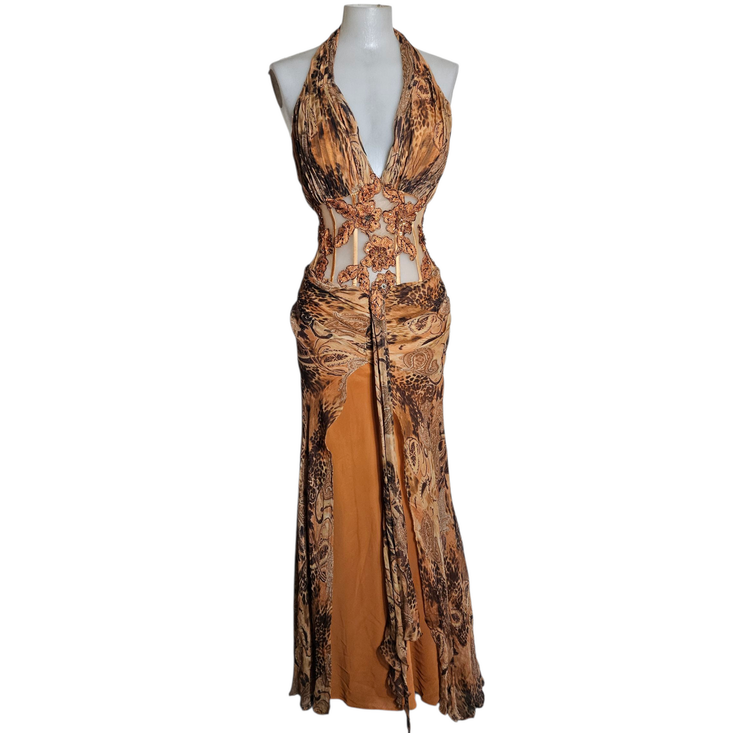 Robe de soirée en soie