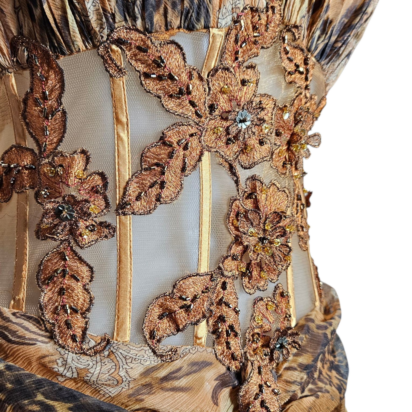 Robe de soirée en soie