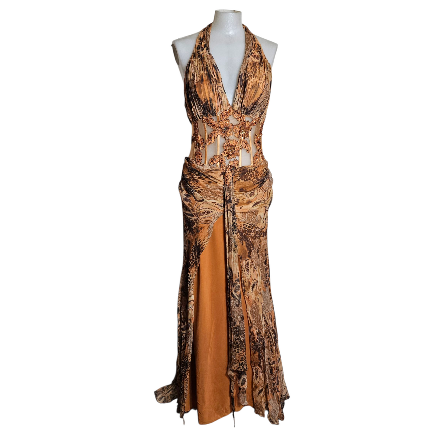 Robe de soirée en soie