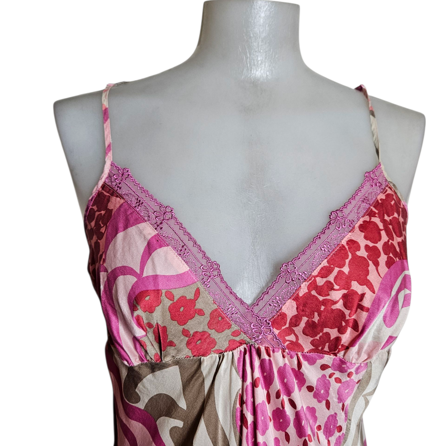 Flowing silk maxi dress
