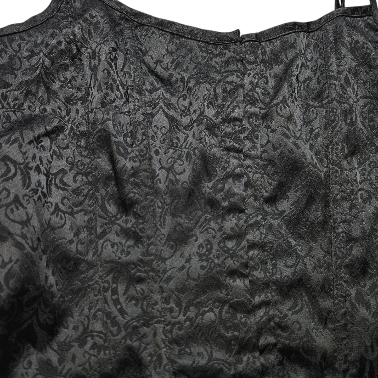 Black top with arabesque pattern