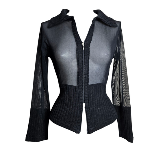 Double zip voile vest