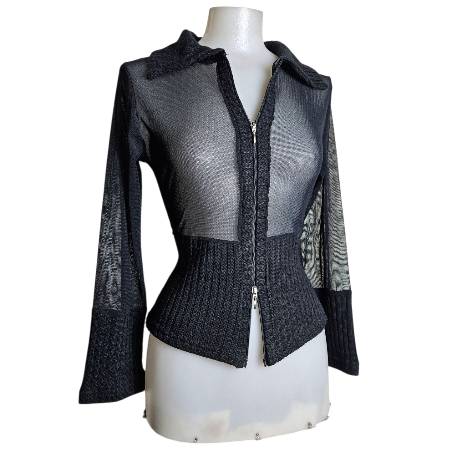 Double zip voile vest